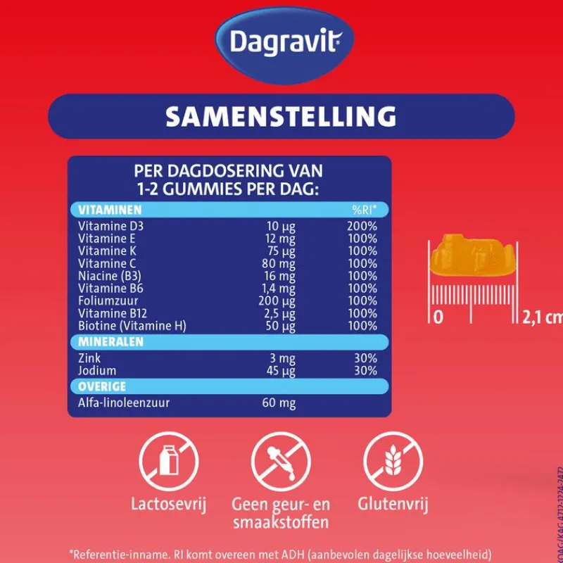 Dagravit Kids-Xtra 6-12 jaar Vitaminions 120 gummies