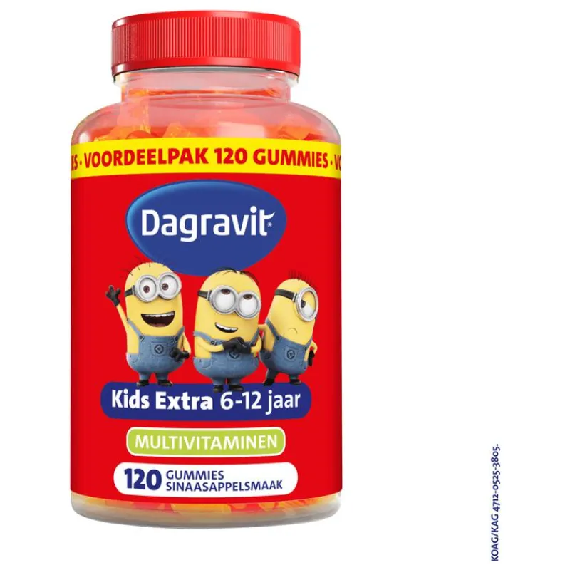 Dagravit Kids-Xtra 6-12 jaar Vitaminions 120 gummies