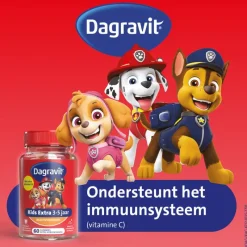 Dagravit Kids Xtra Paw Patrol 3-5 jaar 60 gummies