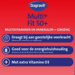 Dagravit Vitaal 50+ 100 tabletten