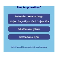 Dampo Kids Kindersiroop Alle Hoest + Vrije Luchtwegen Suikervrij 120 ML
