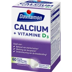 Davitamon Calcium met Vitamine D Kauwtabletten Mint
