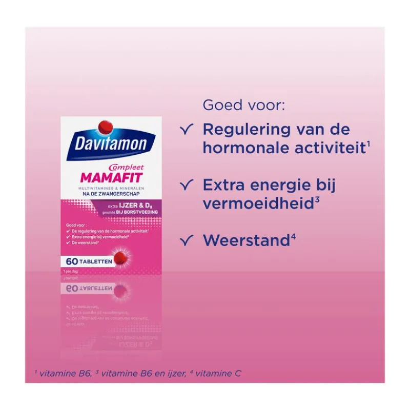 Davitamon Compleet Mamafit na Zwangerschap 60 Tabletten