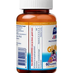 Davitamon Junior Brain Gummies met Omega 3 Multivitamine kinderen 60 stuks
