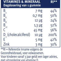 Davitamon Junior 3-12 Gummies Aardbeiensmaak