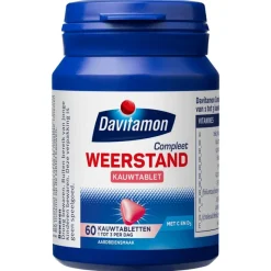 Davitamon Kauw Aardbei 60 NL