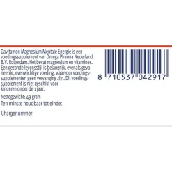 Davitamon Magnesium Mentale Energie 30ST