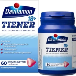 Davitamon Multi 12+ Kauwvitamines Aardbei 60 Stuks