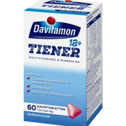 Davitamon Multi 12+ Kauwvitamines Aardbei 60 Stuks