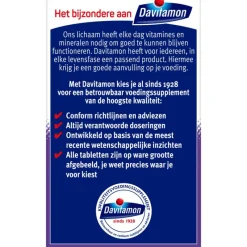 Davitamon Vitamine D3 20 mcg Smelttabletten 60+15 stuks