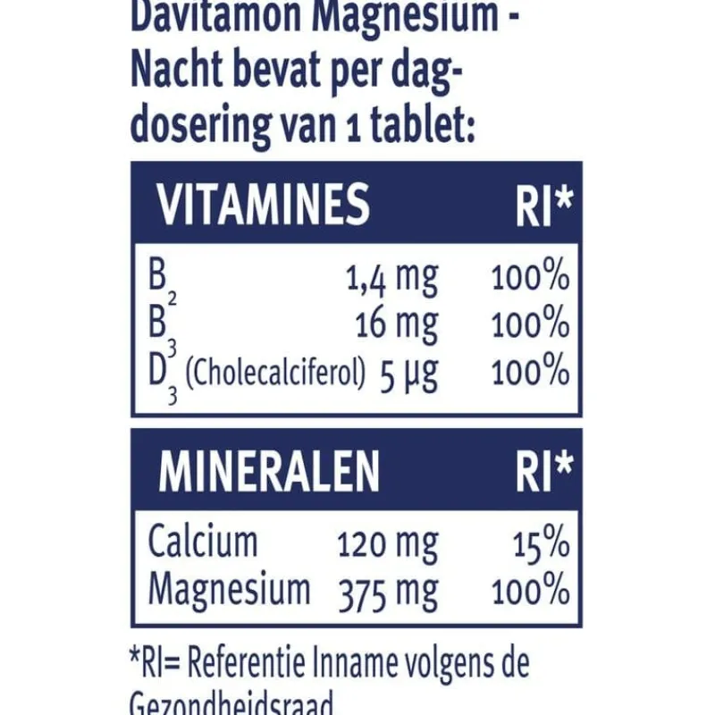Davitamon Voor De Nacht Magnesium Tabletten
