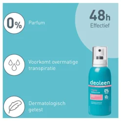 Deoleen Regular Anti-Transpirant Deodorant Pompspray 75 ML