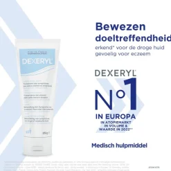 Dexeryl Hydraterende Crème Droge Huid en Eczeem 250 GR