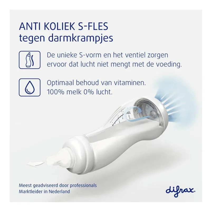 Difrax Anti-Colic S-Fles Trend