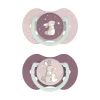 Difrax Dynamic Fopspeen 0-6M Night&Day Girl