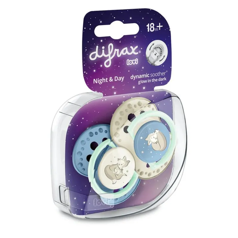 Difrax Dynamic Fopspeen 18+M Night&Day Boy