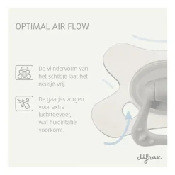 Difrax Fopspeen Natural 6+ M Glow In The Dark