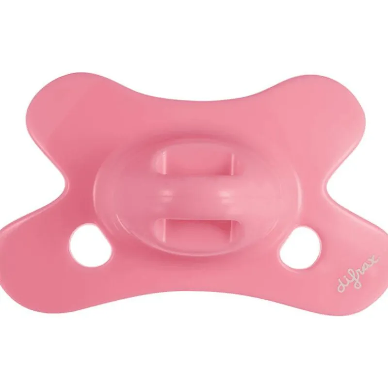 Difrax Fopspeen Natural 0-6 M Uni Raspberry