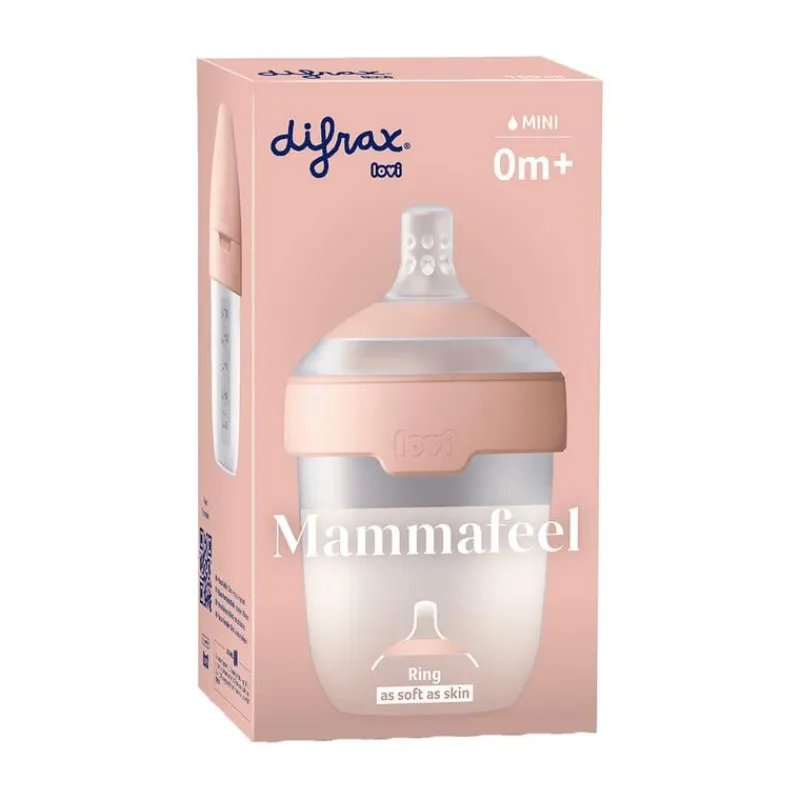 Difrax LOVI Mammafeel Fles 3+ Maanden 250 ML