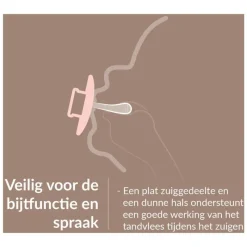 Difrax LOVI Prime Fopspeen 18+ maanden