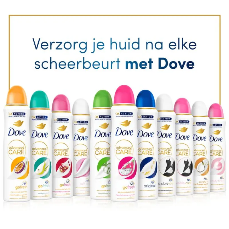 Dove Advanced Care Coconut & Jasmine Flower Anti-Transpirant Deodorant Spray 150 ML