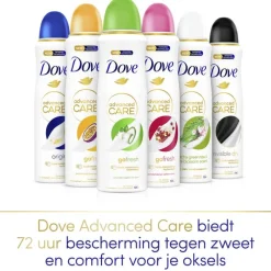 Dove Advanced Care Cucumber & Green Tea Deodorant Spray 200 ML