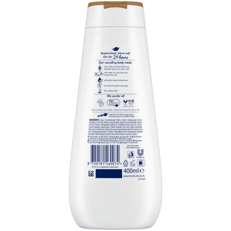 Dove Advanced Care Showergel Nourishing Care 400 ML