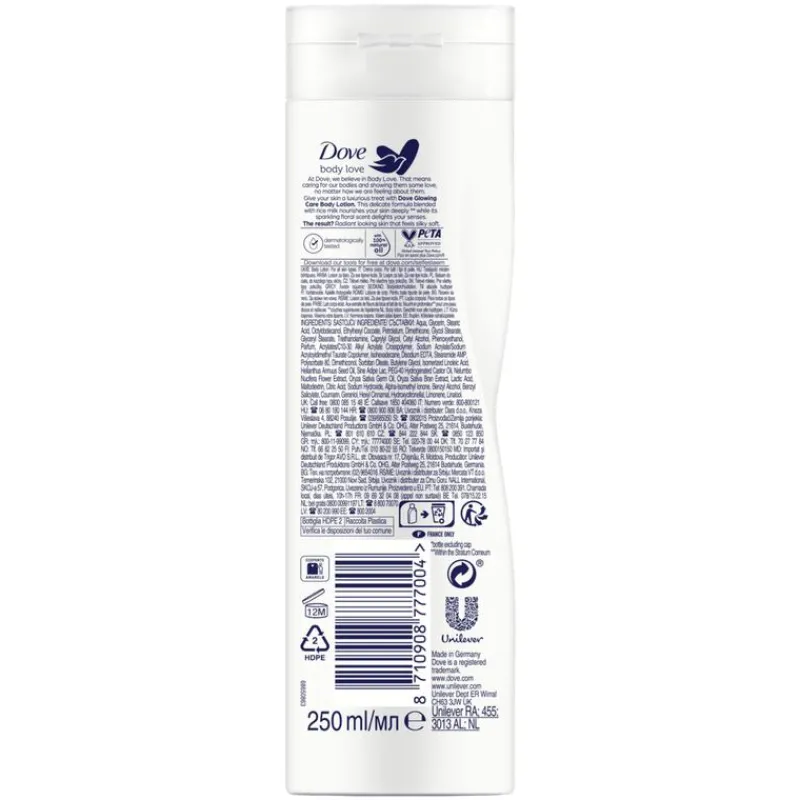 Dove Body Love Glowing Care Bodylotion 250 ML