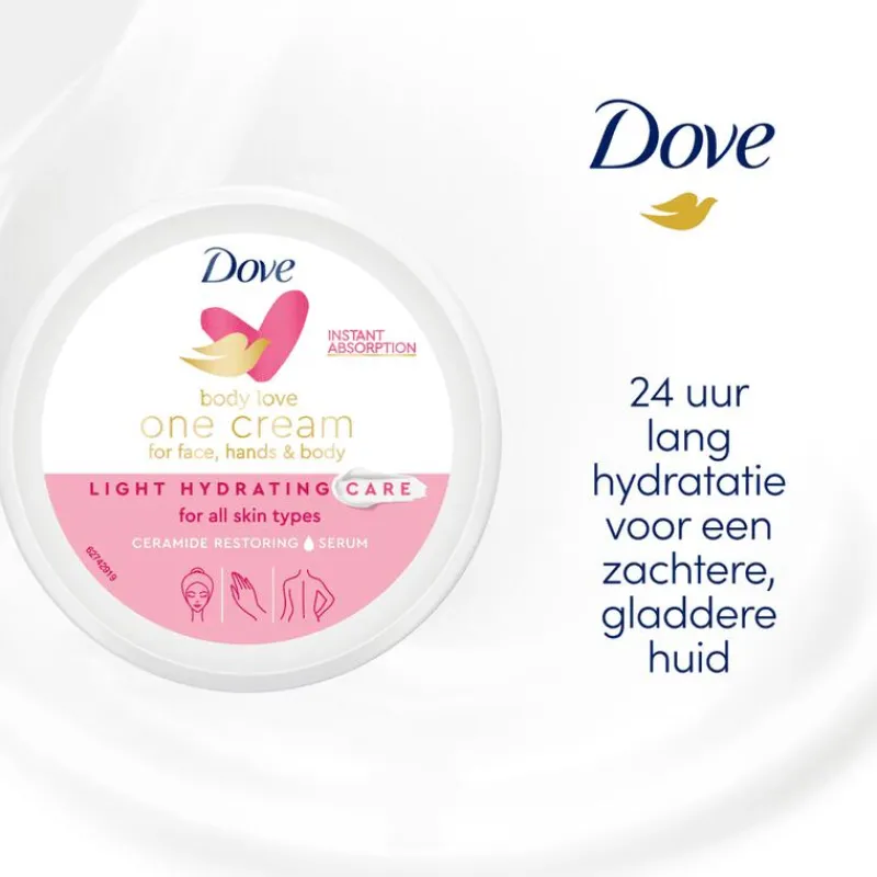 Dove Body Love Light Hydration One Crème 250 ML