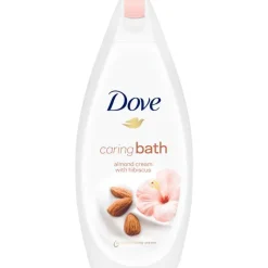 Dove Caring Bath Amandelmelk & Hibiscus Badcrème 450 ml