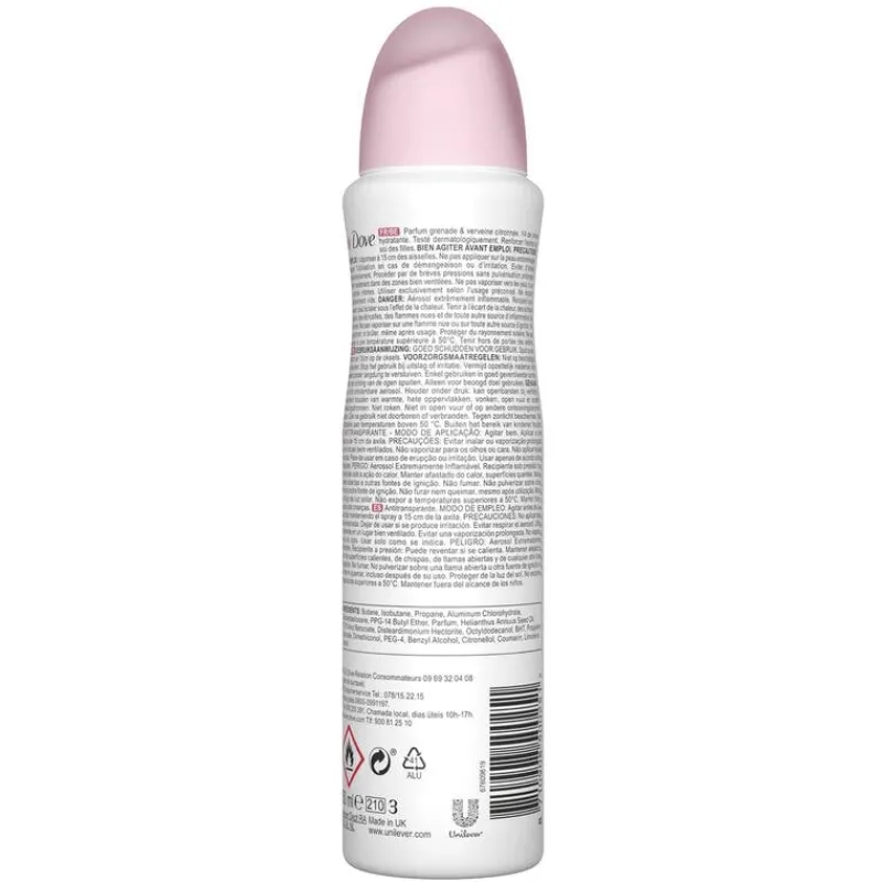 Dove Go Fresh Pomegranate Anti-Transpirant Deodorant Spray 150 ML