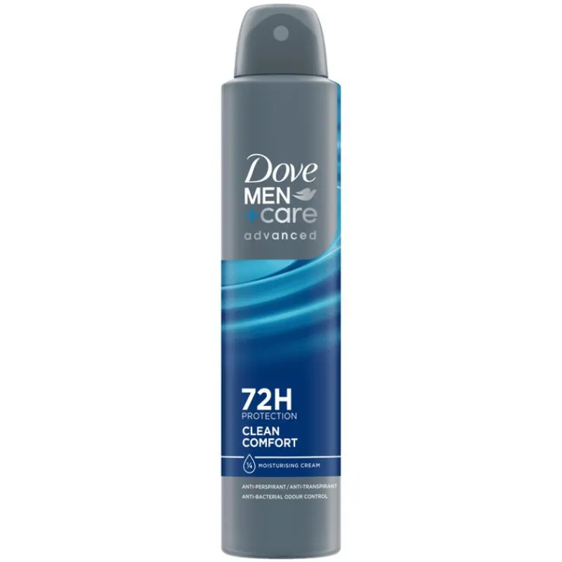 Dove Men+Care Advanced Clean Comfort Anti-Transpirant Deodorant Spray 200 ML