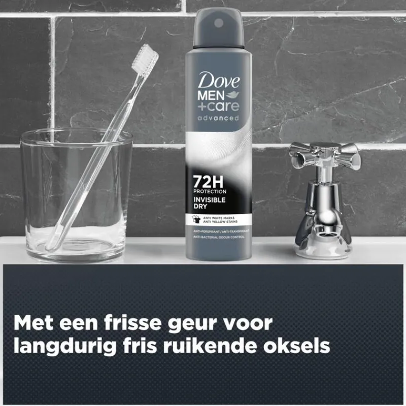 Heren Dove Men+Care Advanced Invisible Dry Anti-transpirant Deodorant Spray 150 ML