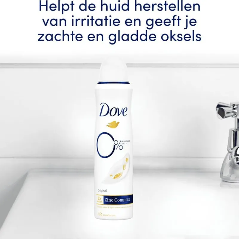 Dove Original 0% Deodorant Spray 150 ML
