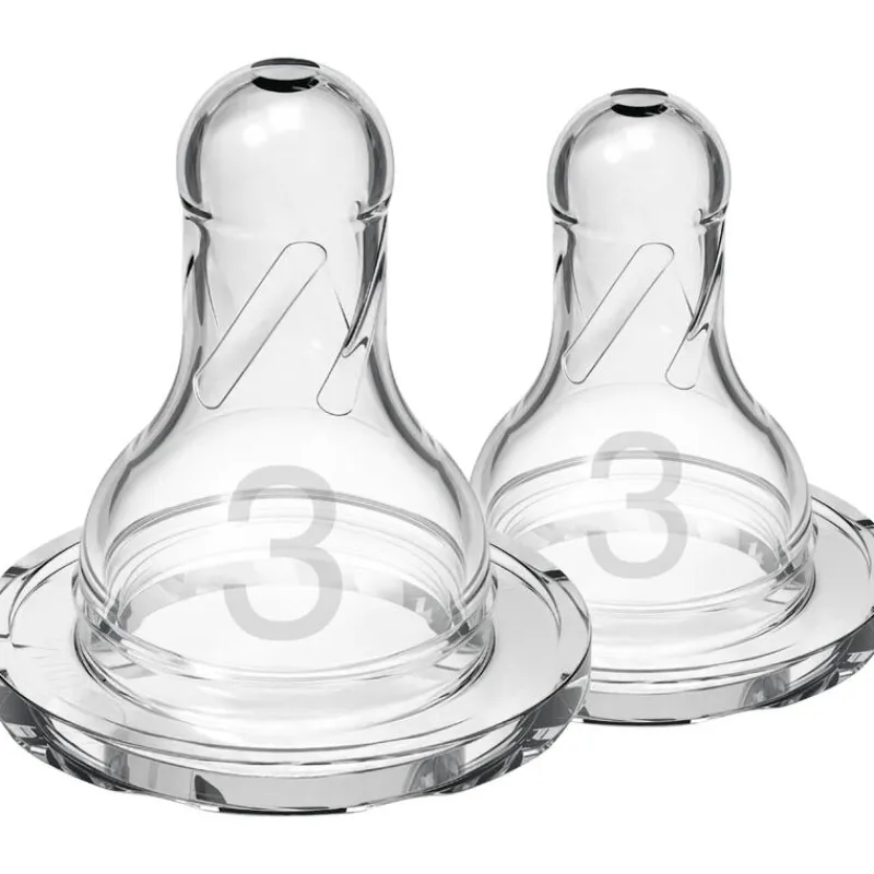 Dr. Brown's Dr. Brown’s Flesspeen 6+ Maanden Fase 3 Smalle Halsfles 2 stuks