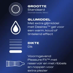 Durex Condooms Orgasm Intense met Ribbels 10 stuks