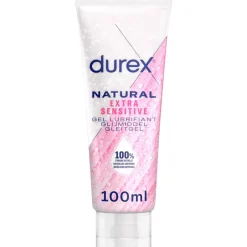 Durex Glijmiddel Natural Extra Sensitive 100% Natuurlijk Waterbasis 100 ML