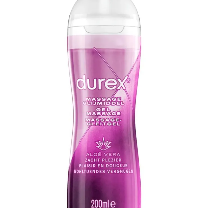 Durex Massage Olie en Glijmiddel 2-in-1 Aloë Vera Waterbasis 200 ML