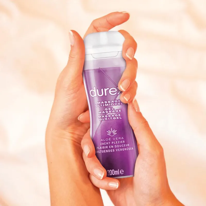 Durex Massage Olie en Glijmiddel 2-in-1 Aloë Vera Waterbasis 200 ML