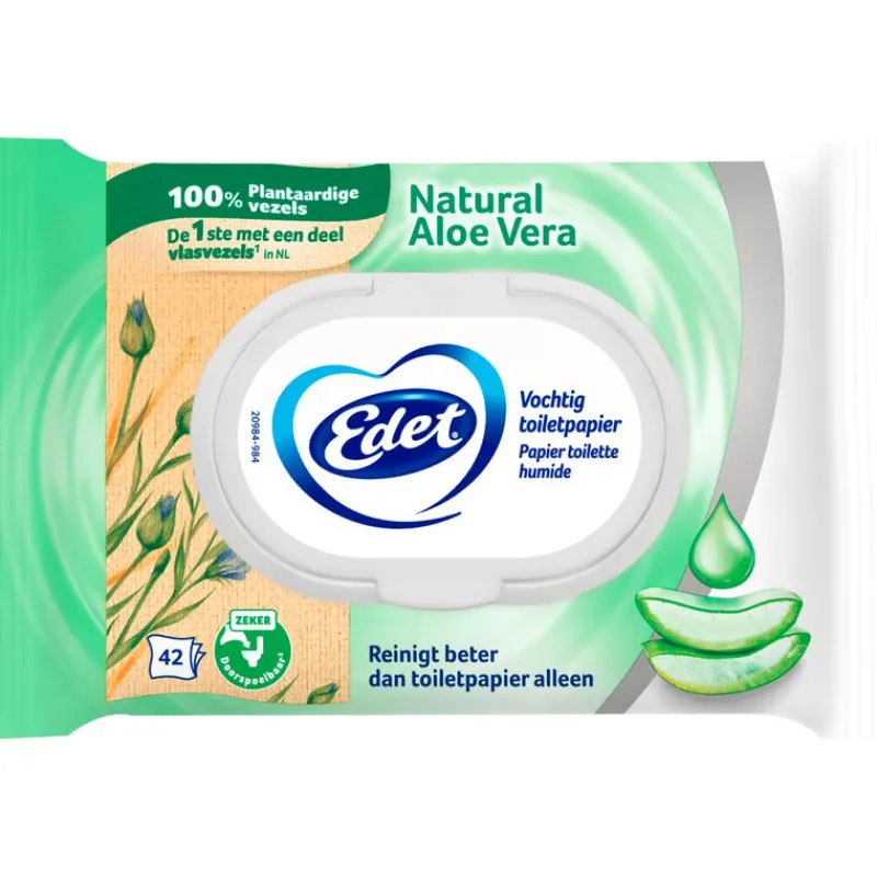 Edet Aloe Vera Vochting Toiletpapier