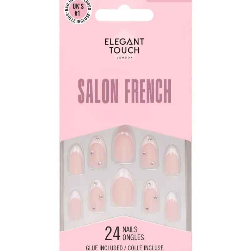 Elegant Touch Salon French 128Nepnagels 24 stuks