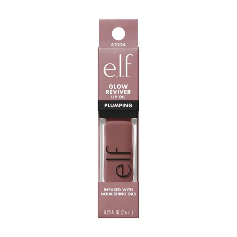 e.l.f. Glow Reviver Plumping Lip Oil Major Mauve