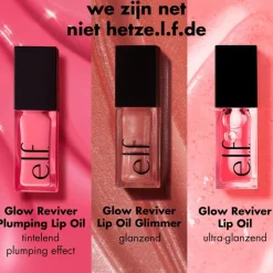 e.l.f. Glow Reviver Plumping Lip Oil Peach Shimmer