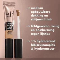 e.l.f. Soft Glam Satin Concealer 31 Medium Neutral