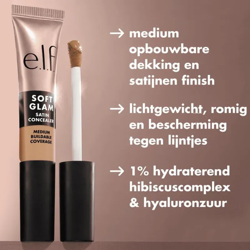 e.l.f. Soft Glam Satin Concealer 22 Light Warm