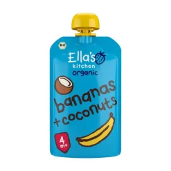 Ella's Kitchen Bananen Kokos Biologisch Knijpfruit 4+ Maanden 120 GR