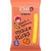 Ella's Kitchen Maize Sticks Perzik Banaan Snack Bio 7+ Maanden