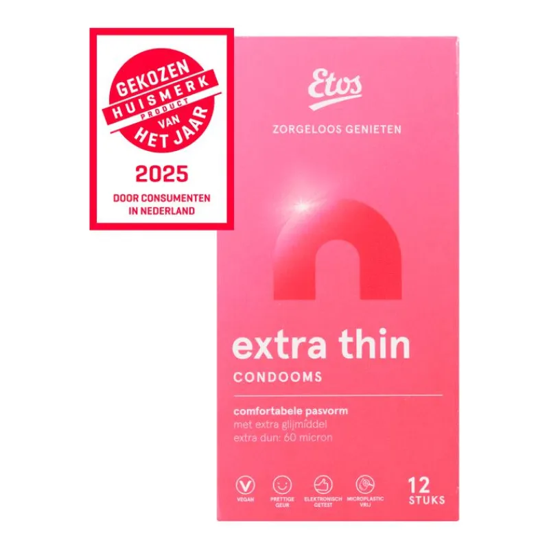 Etos Condooms Extra Thin 12 stuks