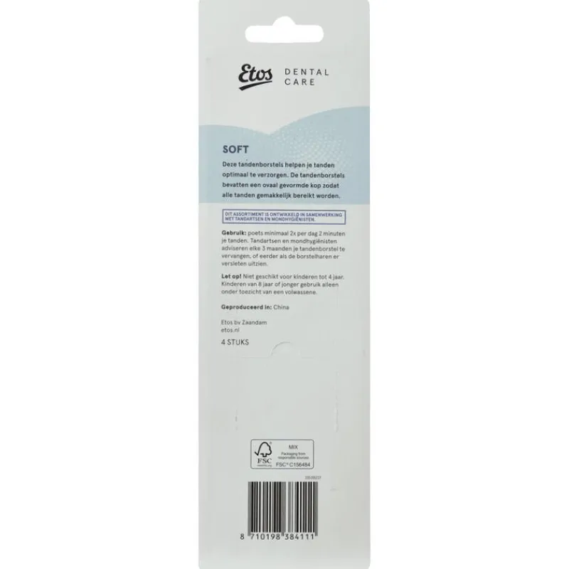 Etos Dental Care Tandenborstel Soft