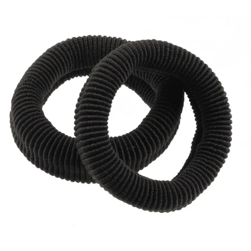 Etos Elastieken Roll Up Medium Zwart 2St